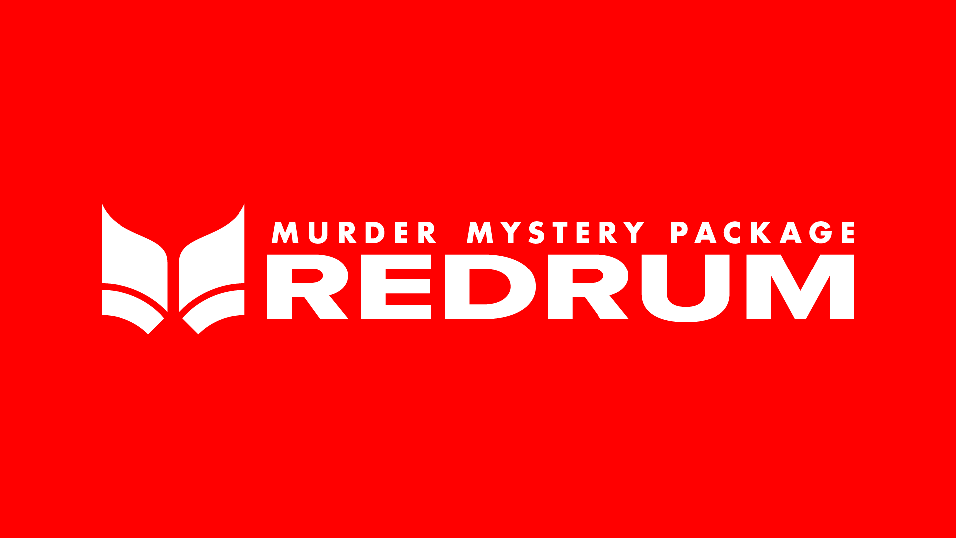 REDRUM -MURDER MYSTERY LABEL-